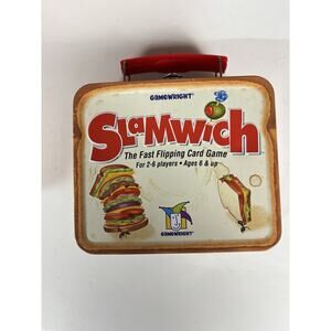 Slamwich Card Game Collector's Edition Tin with Handle Gamewright 2005 Complete